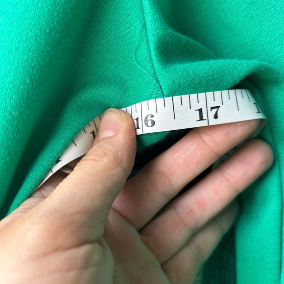 Vintage Taurus II 80s Bright Green Midi Dress with Circle Skirt size Small - Picture 6 of 8